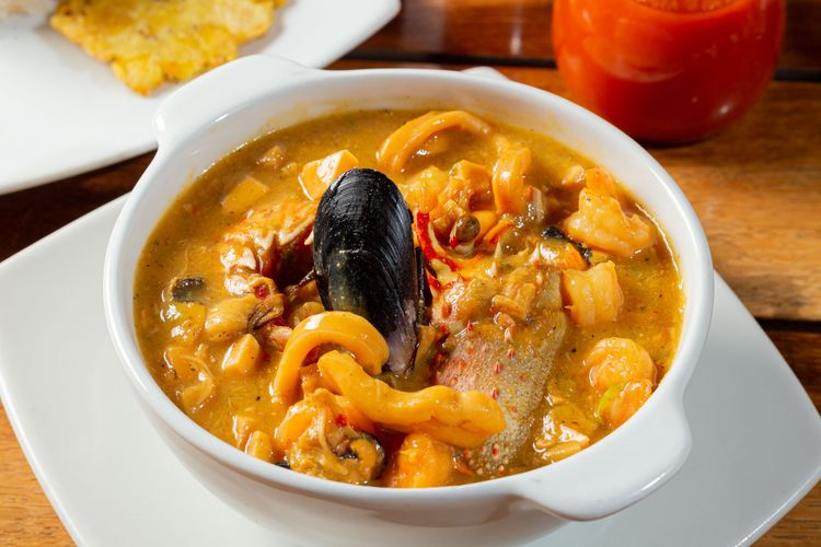 Cazuela de mariscos